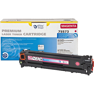 Elite Image Remanufactured Laser Toner Cartridge - Alternative for HP 128A (CE323A) - Magenta - 1 Each (ELI75573)