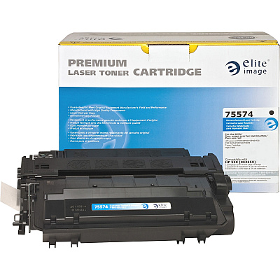 Elite Image Remanufactured Toner Cartridge - Alternative for HP 55X (CE255X) (ELI75574)