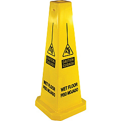 Genuine Joe Bright 4-sided Caution Safety Cone (GJO58880)