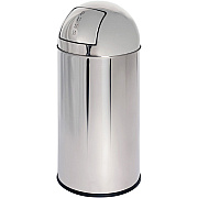 Genuine Joe Push Open Round Top Receptacle (GJO58885)