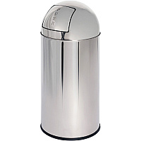 Genuine Joe Push Open Round Top Receptacle (GJO58885)