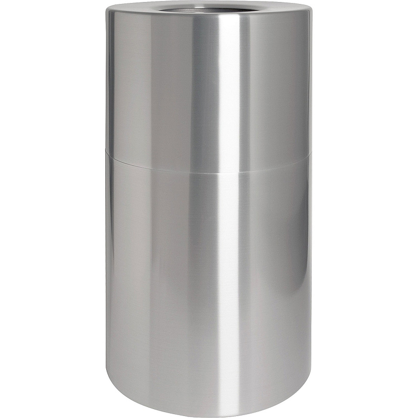 Genuine Joe Classic Cylinder 2-Piece Waste Receptacle (GJO58893)