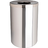 Genuine Joe 30 Gallon Stainless Steel Trash Receptacle (GJO58895)
