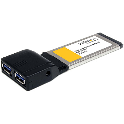 StarTech 2 Port Expresscard Usb 3.0 Card Adapter (ECUSB3S22)