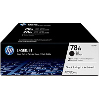 HP 78A (CE278D) Original Laser Toner Cartridge - Dual Pack - Black - 2 / Carton