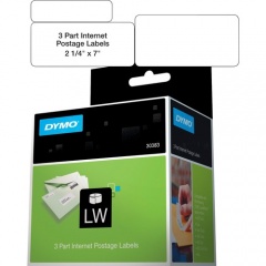 DYMO 3-part Return Address PC Postage Labels (30383)