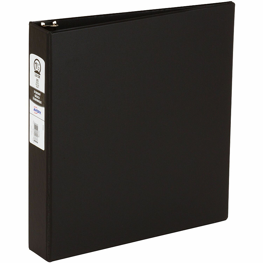 Avery Standard Binder, 1.5" Round Rings, Color May Vary (11778)