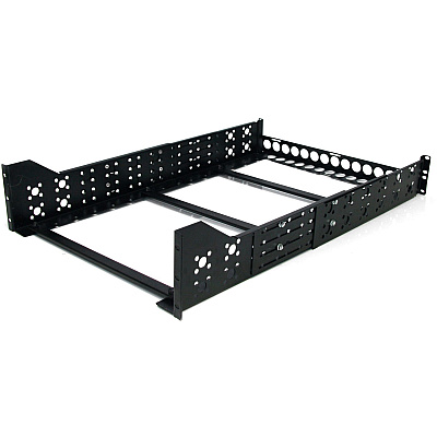 StarTech 3u Fixed 19in Universal Server Rack (UNIRAILS3U)