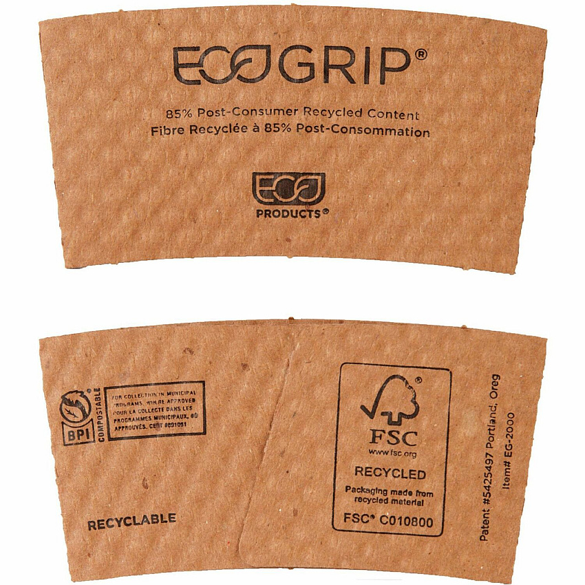 Eco-Products EcoGrip Hot Cup Sleeve (ECOEG2000)