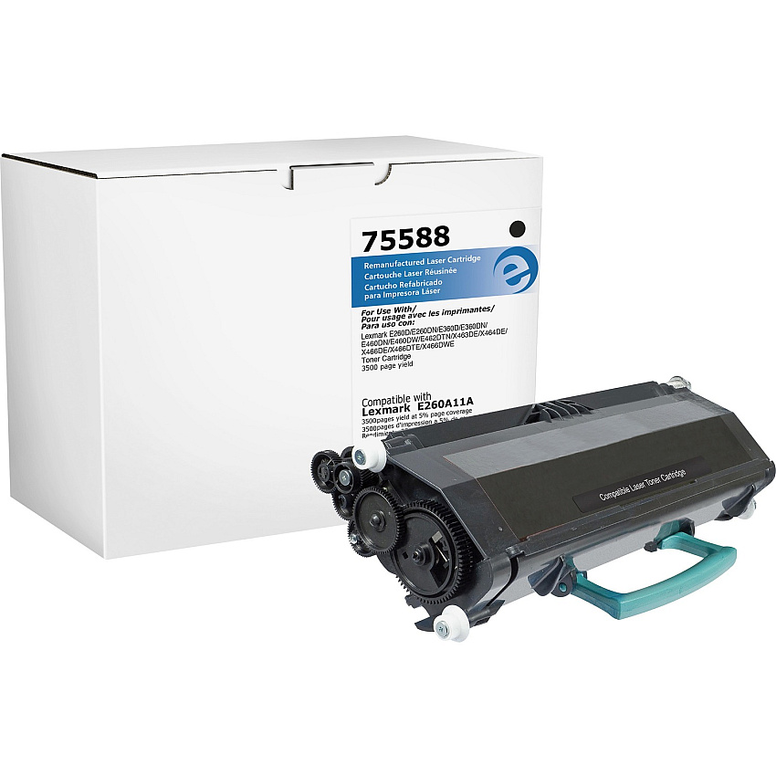 Elite Image Remanufactured Toner Cartridge - Alternative for Lexmark (E260A11A) (ELI75588)