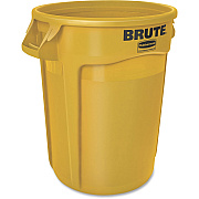 Rubbermaid Commercial Brute 32-Gallon Vented Container (RCP263200YEL)
