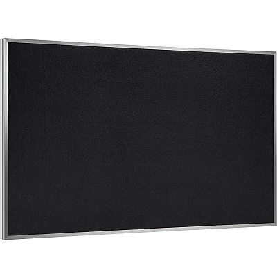 Ghent Recycled Bulletin Board with Aluminum Frame (ATR45BK)