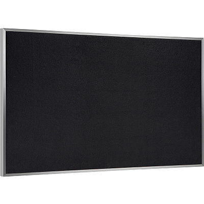 Ghent Recycled Bulletin Board with Aluminum Frame (ATR46BK)