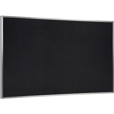 Ghent Recycled Bulletin Board with Aluminum Frame (ATR23BK)