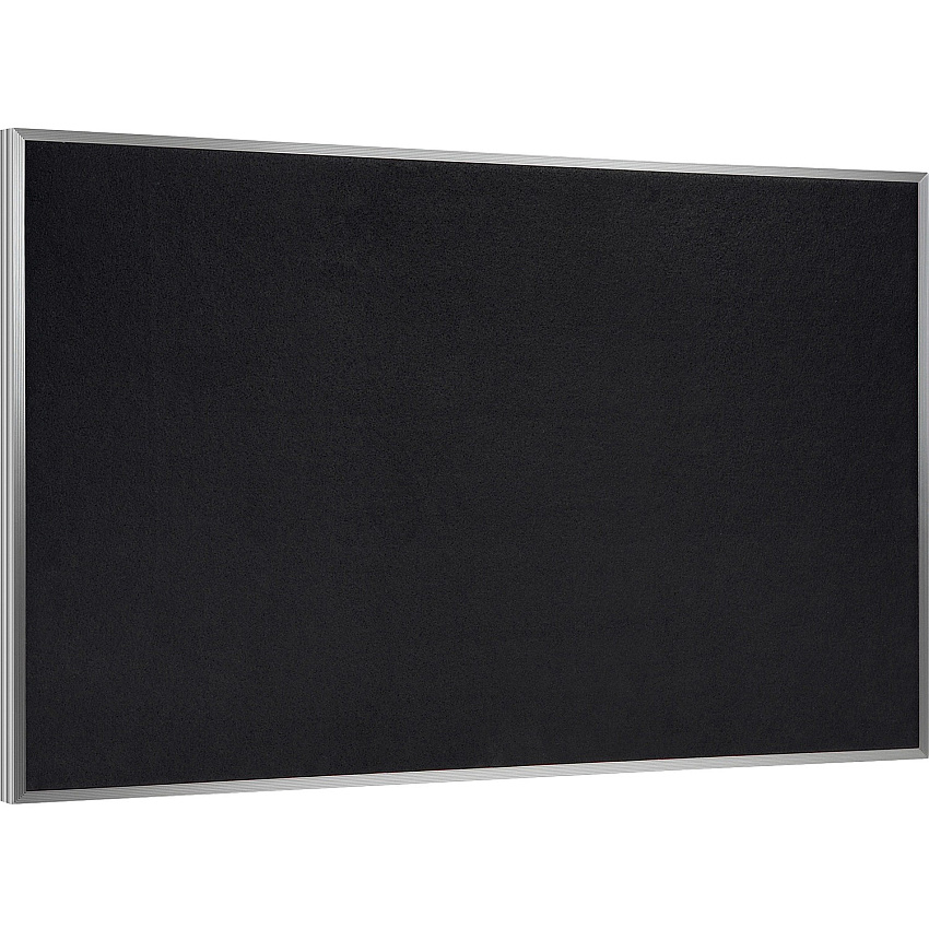 Ghent Recycled Bulletin Board with Aluminum Frame (ATR23BK)