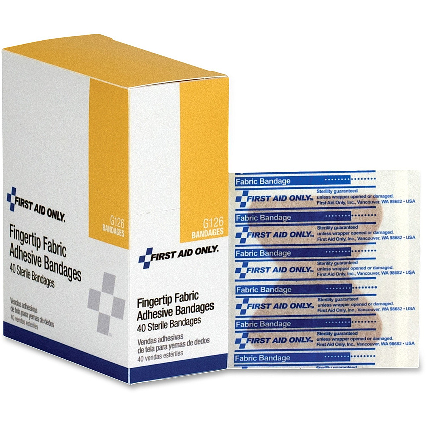 First Aid Only Fingertip Fabric Adhesive Bandages (FAOG126)
