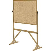 Ghent Reversible Cork Bulletin Board with Wood Frame (RKK34)