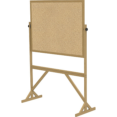 Ghent Reversible Cork Bulletin Board with Wood Frame (RKK34)