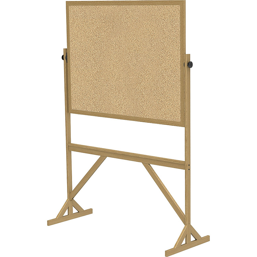 Ghent Reversible Cork Bulletin Board with Wood Frame (RKK34)
