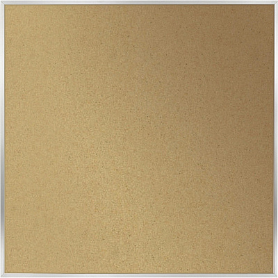 Ghent Natural Cork Bulletin Board with Aluminum Frame (AK44)