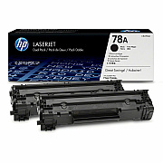 HP 78A 2-pack Black Original LaserJet Toner Cartridges (HEWCE278AD)