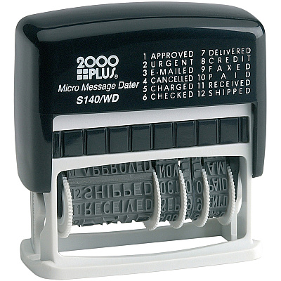 COSCO 2000 Plus Micro Message 6-year Dater Stamp (COS011090)