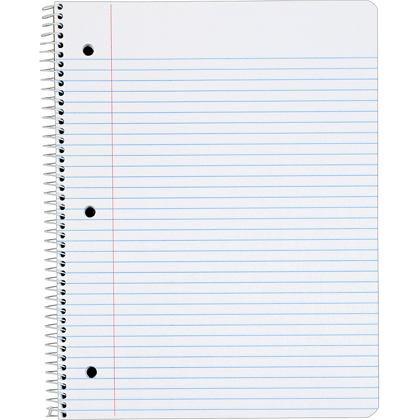 TOPS 1 - subject College - ruled Notebook - Letter (TOP65161)
