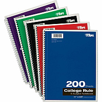 TOPS 5 - subject College - ruled Notebooks - Letter (TOP65581)