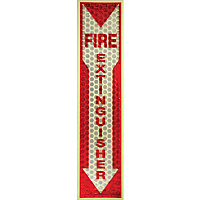 Miller's Creek Luminous Fire Extinguisher Sign (MLE151833)