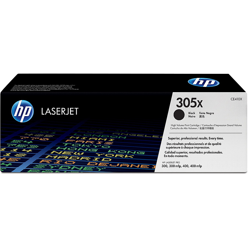 HP 305X (HEWCE410X) Original Laser Toner Cartridge - Single Pack - Black - 1 Each