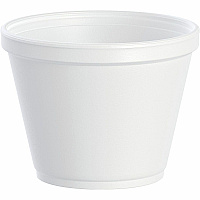Dart 12 oz EPS Foam Container - White (DCC12SJ20)
