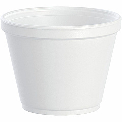 Dart 12 oz EPS Foam Container - White (DCC12SJ20)