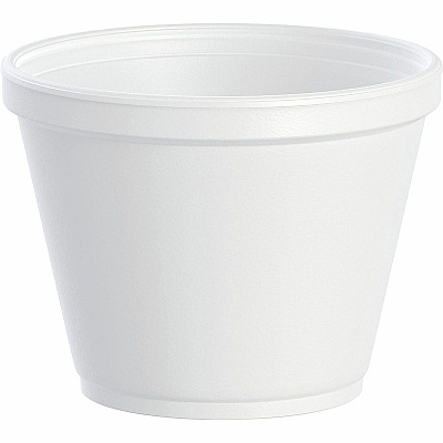 Dart 12 oz EPS Foam Container - White (DCC12SJ20)