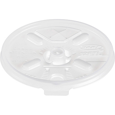 Dart Lift-n-Lock Coffee Cup Clear Lids (DCC12FTLS)