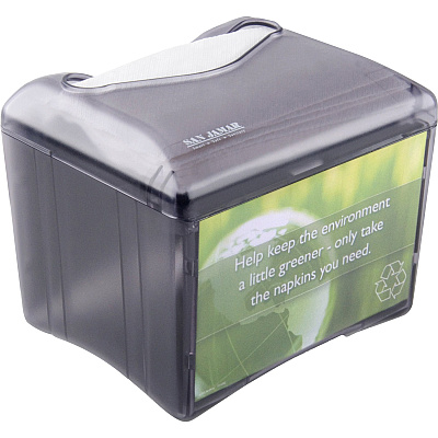 San Jamar Tabletop Full-fold Napkin Dispenser (SJMH4005TBK)