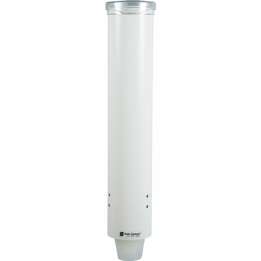San Jamar Small Pull-type Water Cup Dispenser (SJMC4160WH)