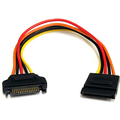 StarTech 8in 15 Pin Sata Power Ext Cable (SATAPOWEXT8)