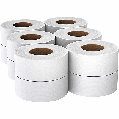 Scott 100% Recycled Fiber High-Capacity Jumbo Roll Toilet Paper (KCC67805)