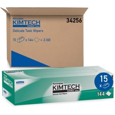 KIMTECH Science Kimwipes Delicate Task Wipers - Pop-Up Box (34256CT)