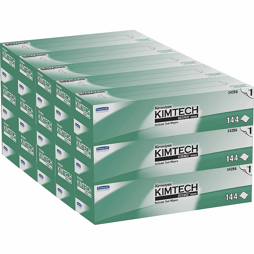 KIMTECH Science Kimwipes Delicate Task Wipers - Pop-Up Box (KCC34256CT)