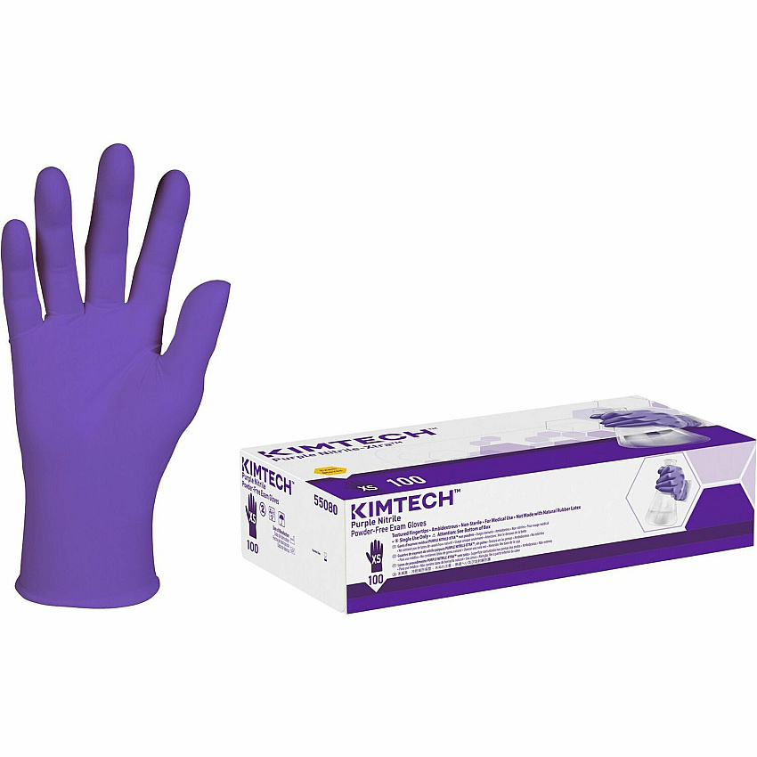 KIMTECH Purple Nitrile Exam Gloves (KCC55080)