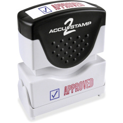 Consolidated Stamp 2-color APPROVED Message Stamp (035525)