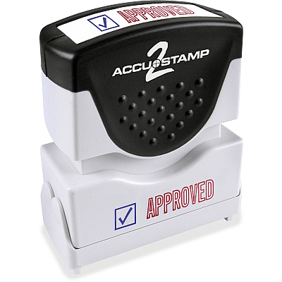 Consolidated Stamp 2-color APPROVED Message Stamp (COS035525)