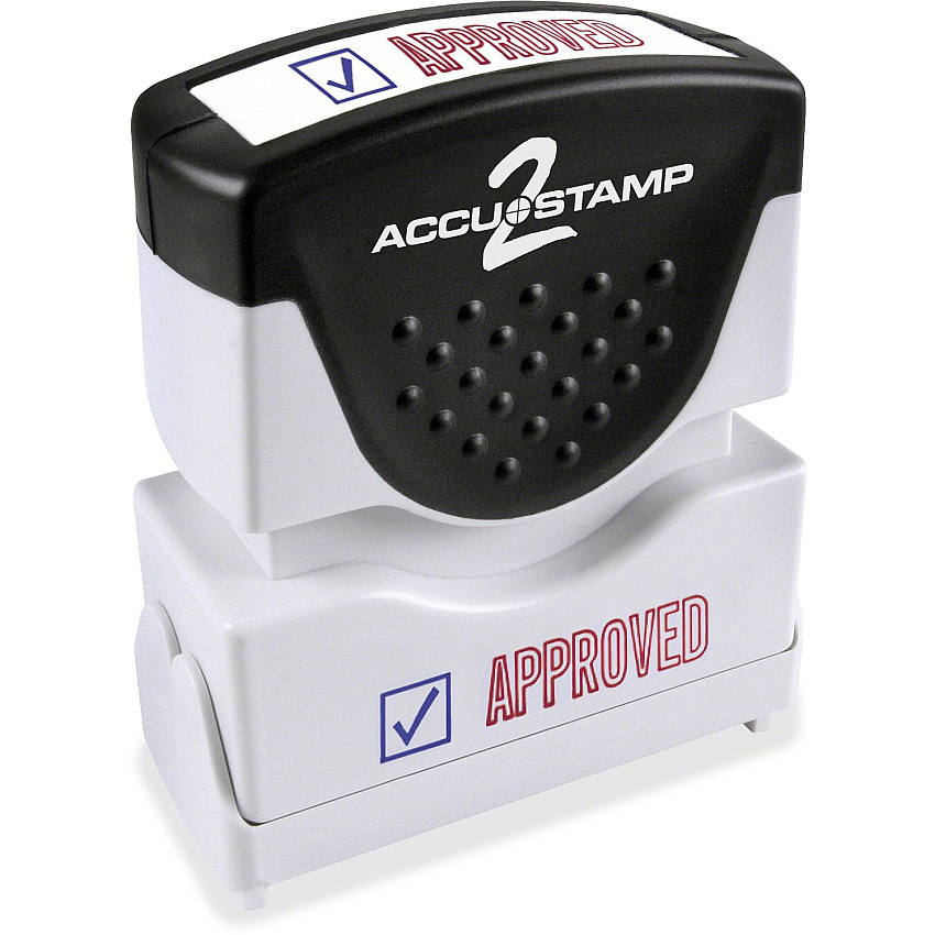 Consolidated Stamp 2-color APPROVED Message Stamp (COS035525)