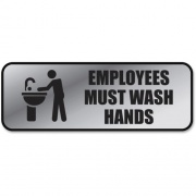 COSCO Employee Wash Hands Sign (098205)