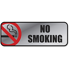 COSCO No Smoking Image/Message Sign (COS098207)