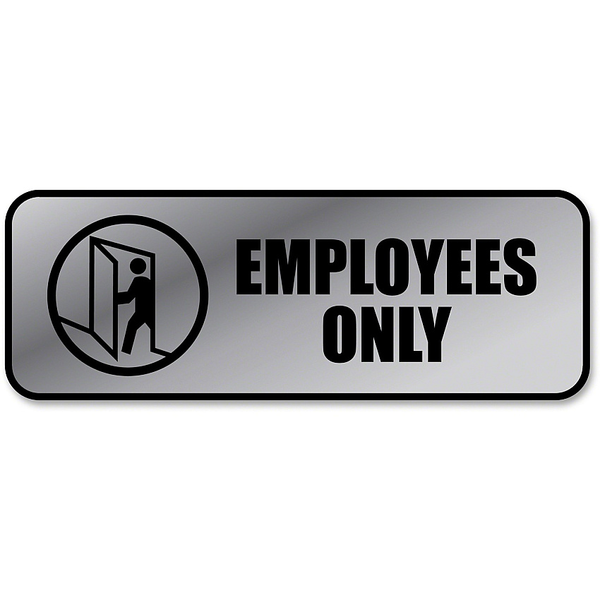 COSCO Employees Only Sign (COS098206)
