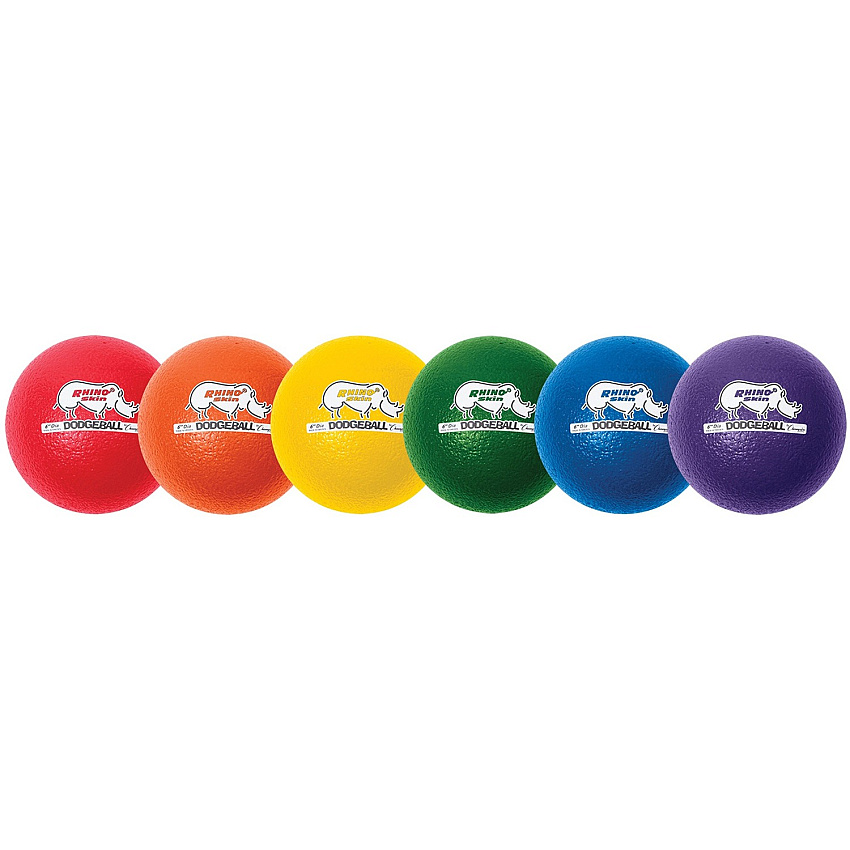 Champion Sports Rhino Skin Low Bounce Dodgeball Set (CSIRXD6SET)