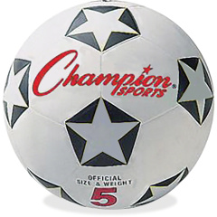 Champion Sports Rubber Soccer Ball Size 5 (SRB5)