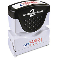 COSCO 2-color ENTERED Message Stamp (COS035544)